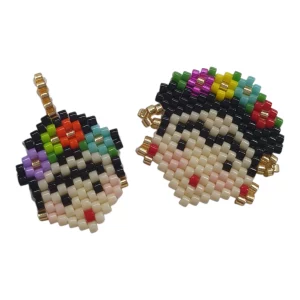 Dije De Miyuki Delica 11/0 Frida Kahlo (x 2)