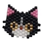 Dije De Miyuki Delica 11/0 Gatito Negro