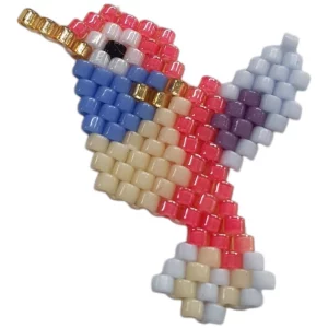 Dije De Miyuki Delica 11/0 Colibri Multicolor Salmon