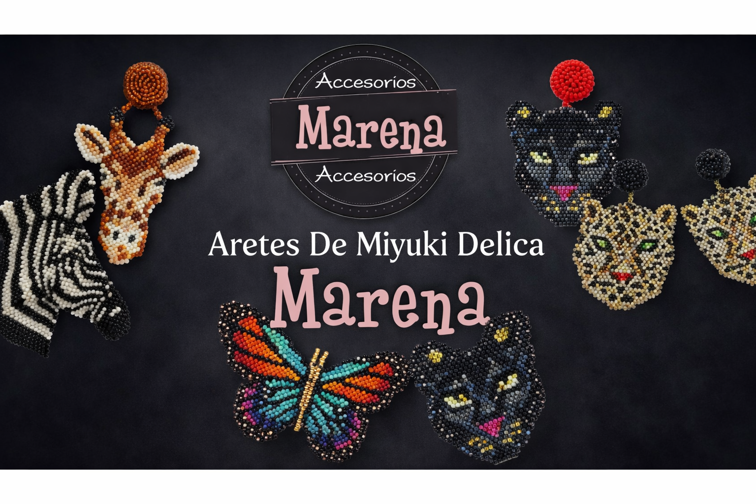 Aretes Tejidos En Miyuki Delica